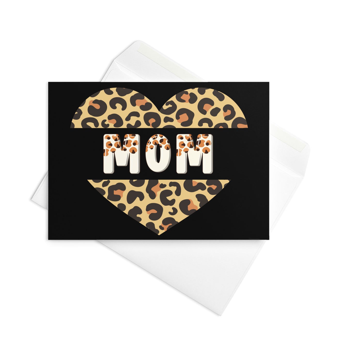 Mom (Animal print) Greeting card