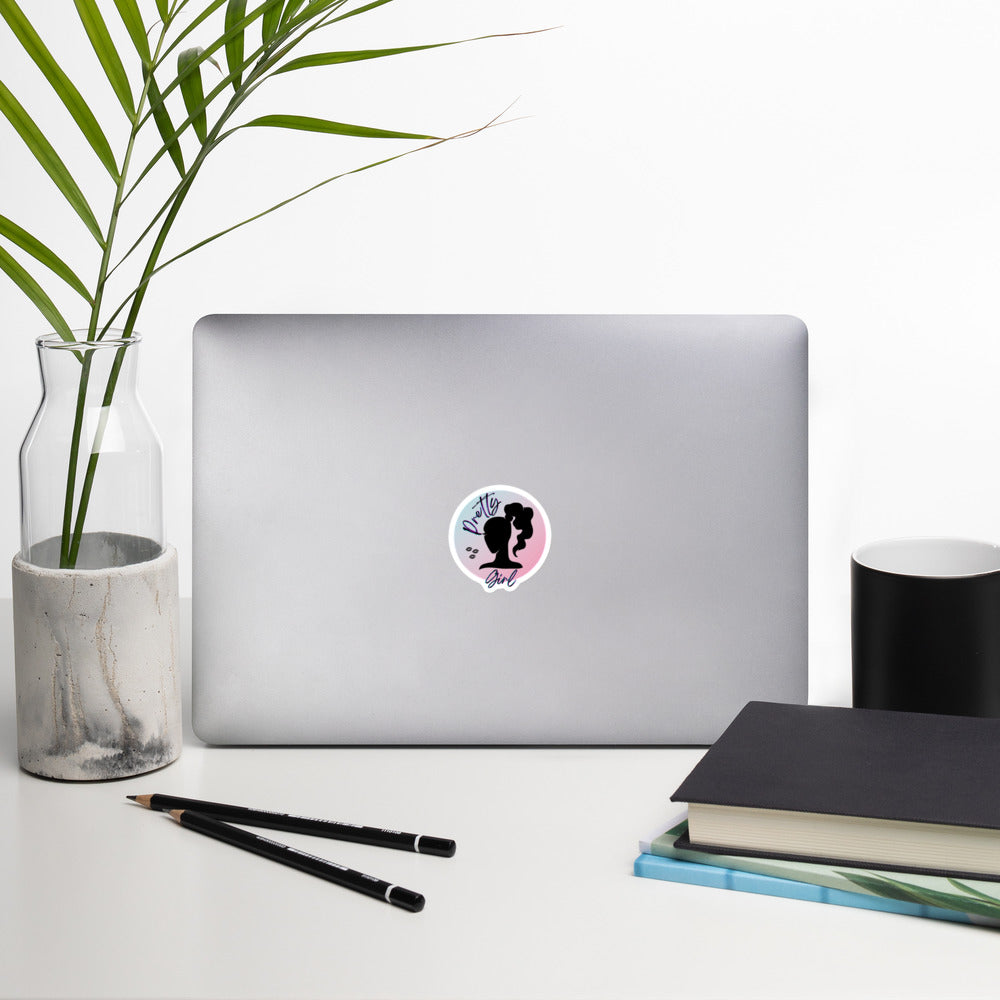 Pretty Girl Bubble-free stickers