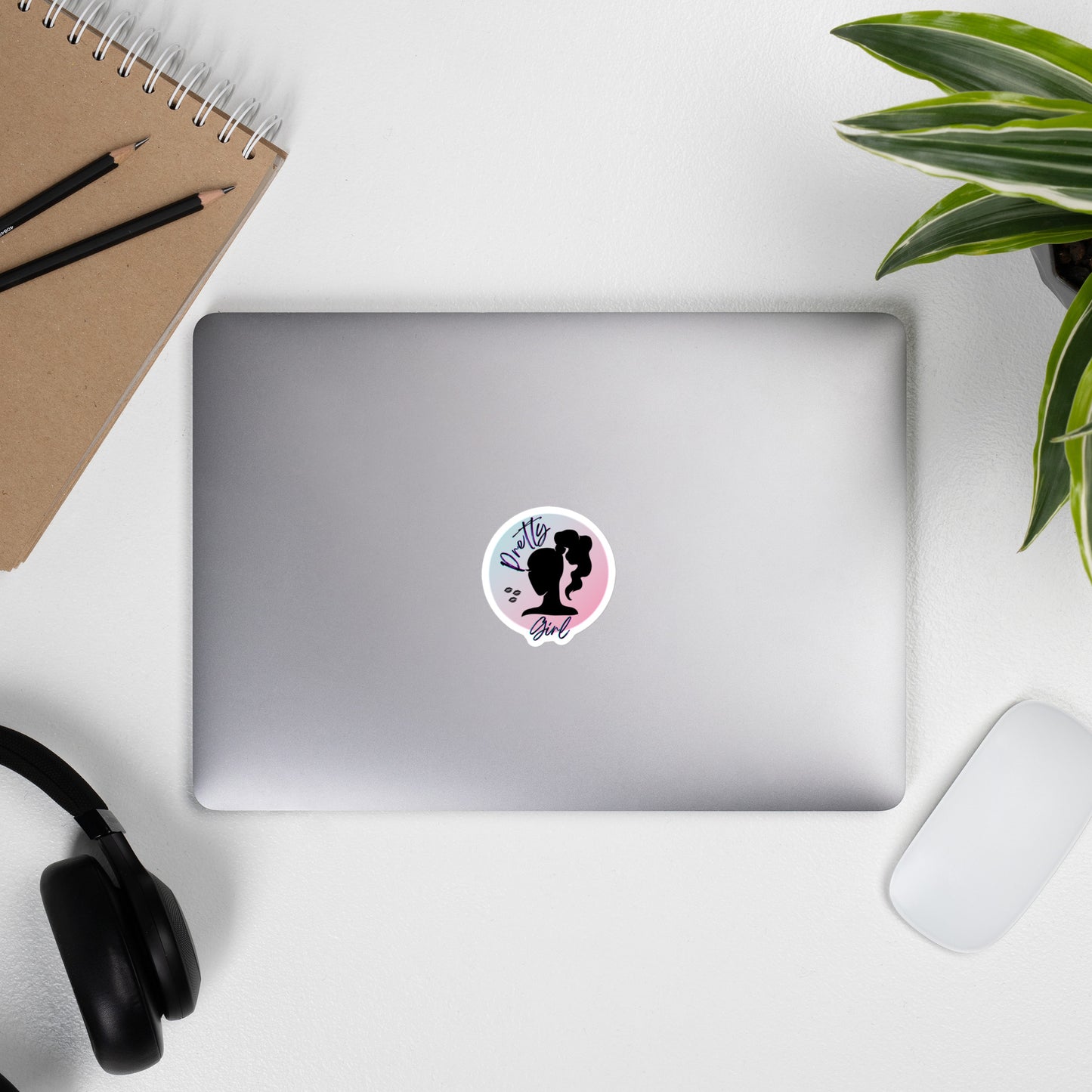 Pretty Girl Bubble-free stickers