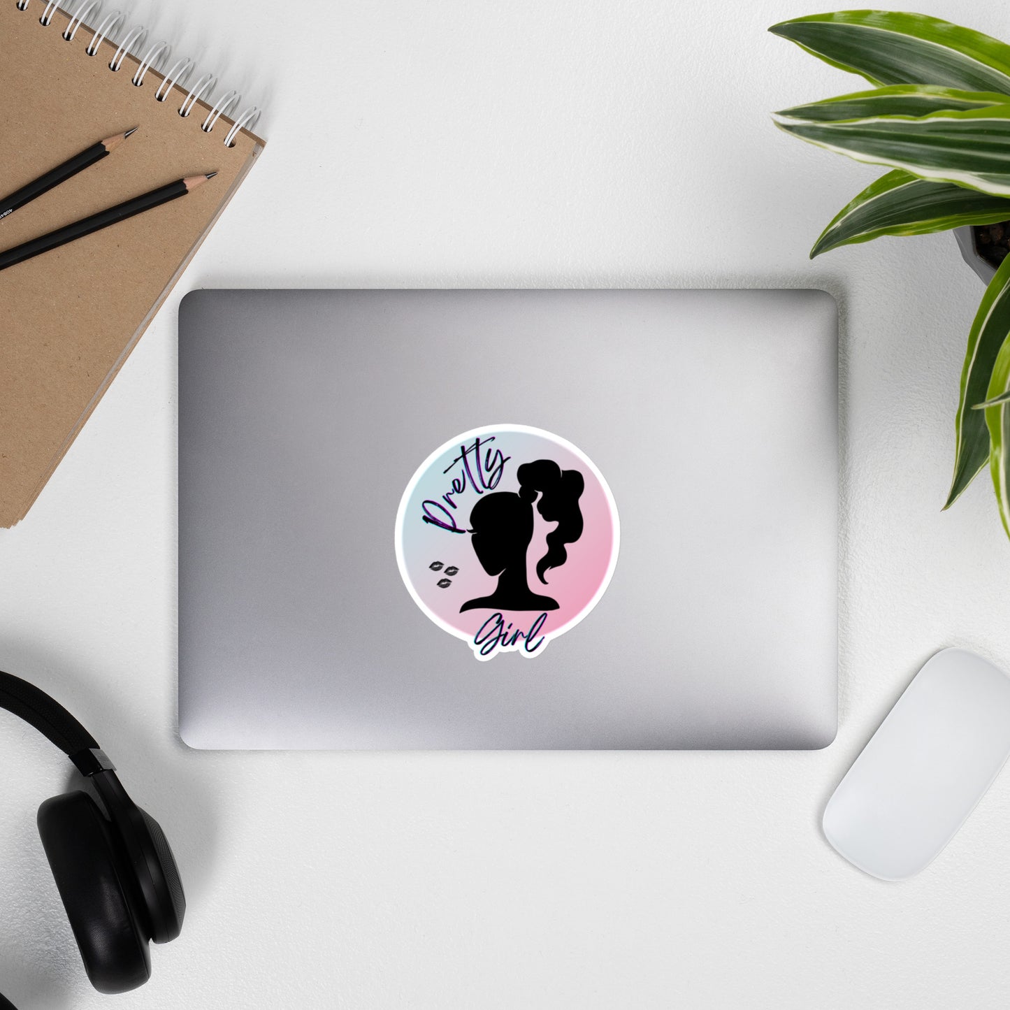 Pretty Girl Bubble-free stickers
