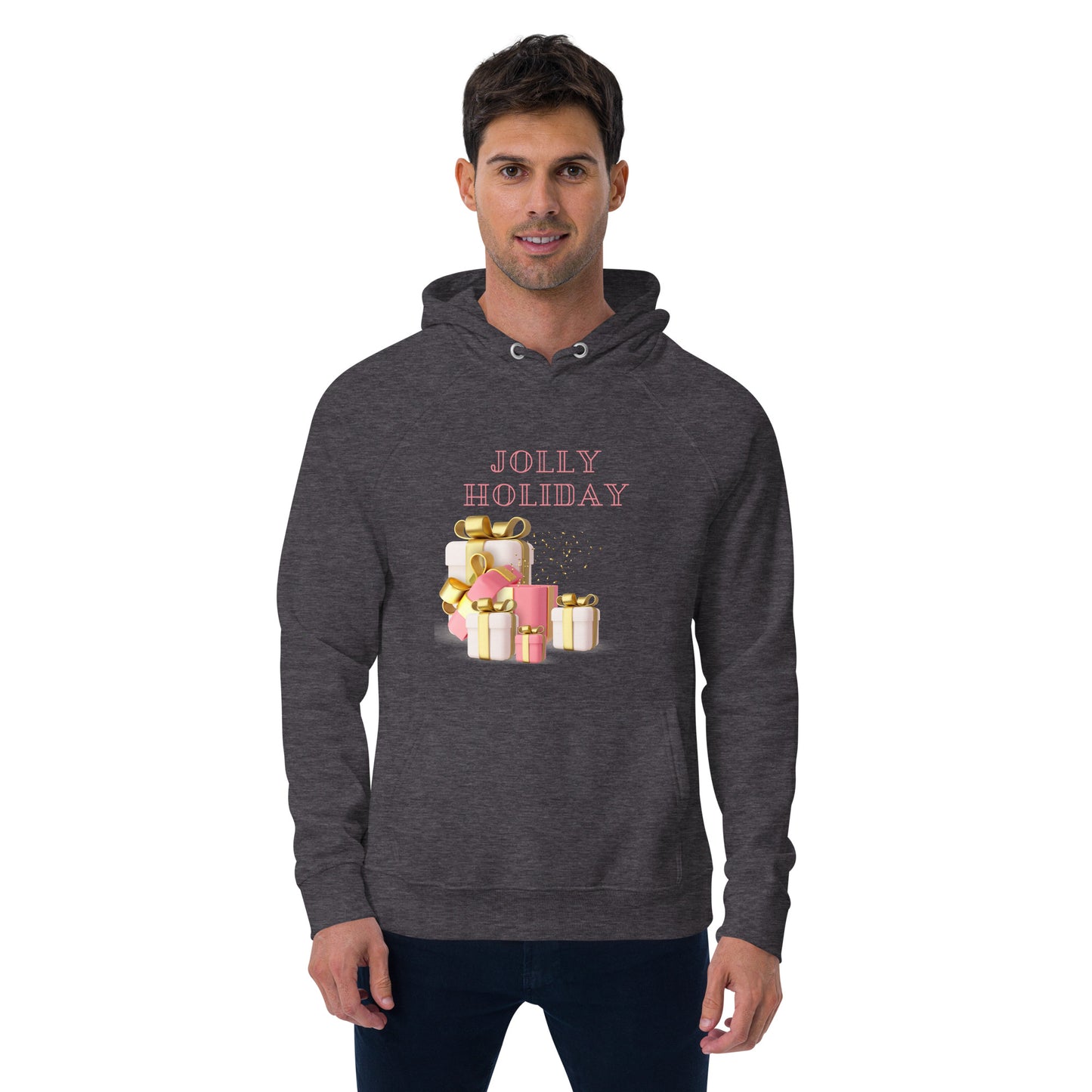 Jolly Holiday Unisex eco raglan hoodie