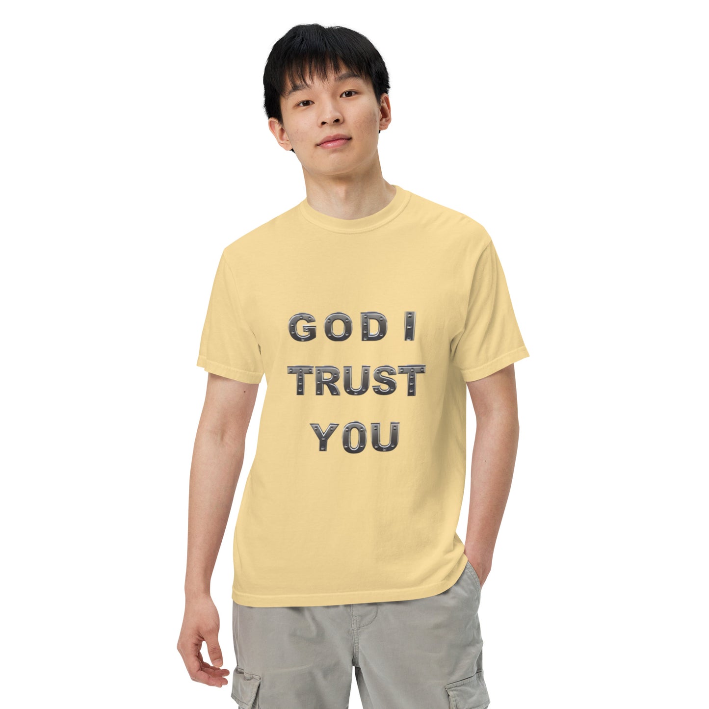 Unisex garment-dyed heavyweight t-shirt