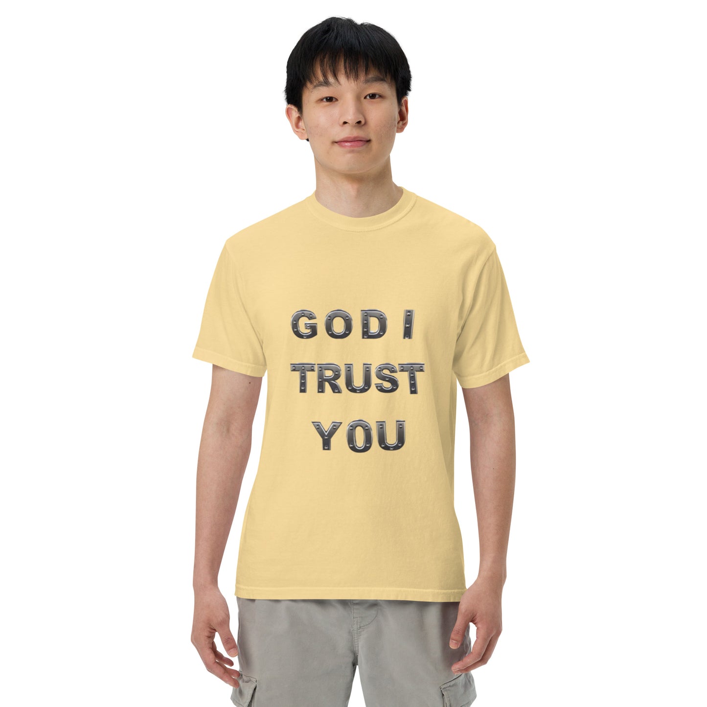 Unisex garment-dyed heavyweight t-shirt