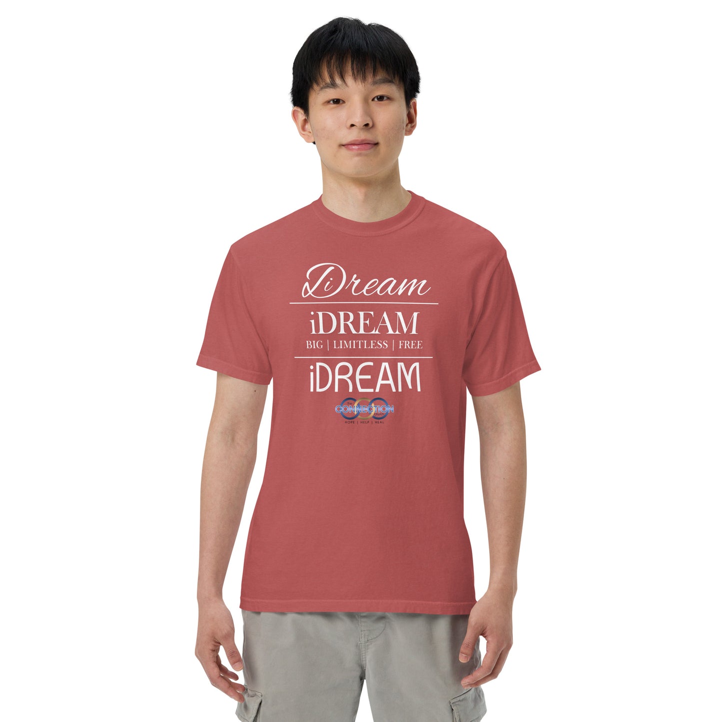 iDREAM (Connection) Unisex garment-dyed heavyweight t-shirt