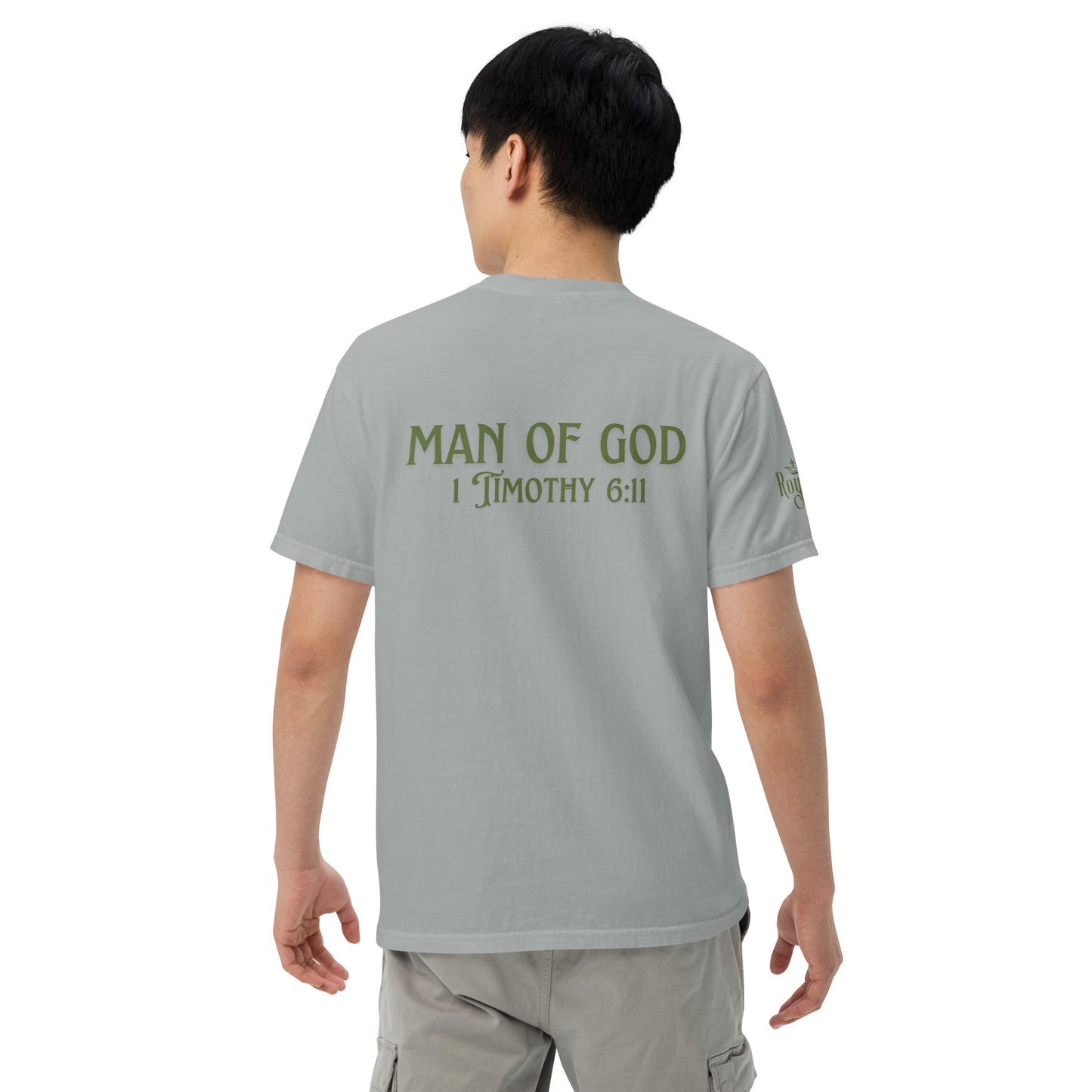 Man of God (Green) Unisex garment-dyed heavyweight t-shirt