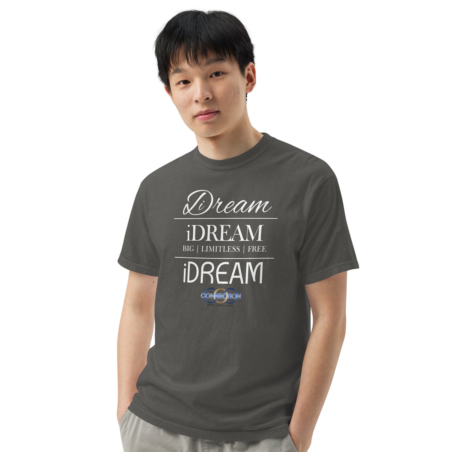 iDREAM (Connection) Unisex garment-dyed heavyweight t-shirt