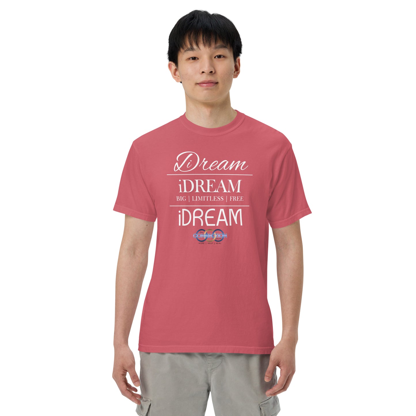 iDREAM (Connection) Unisex garment-dyed heavyweight t-shirt