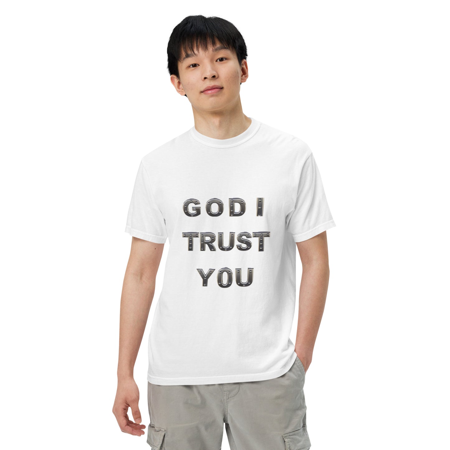Unisex garment-dyed heavyweight t-shirt