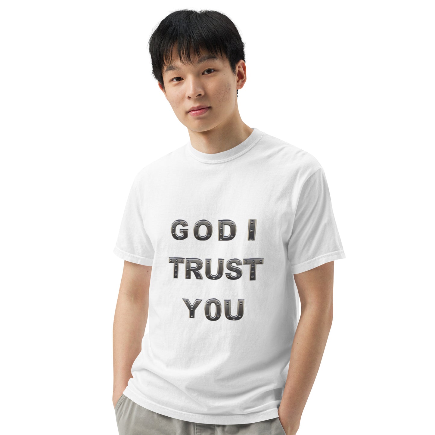 Unisex garment-dyed heavyweight t-shirt