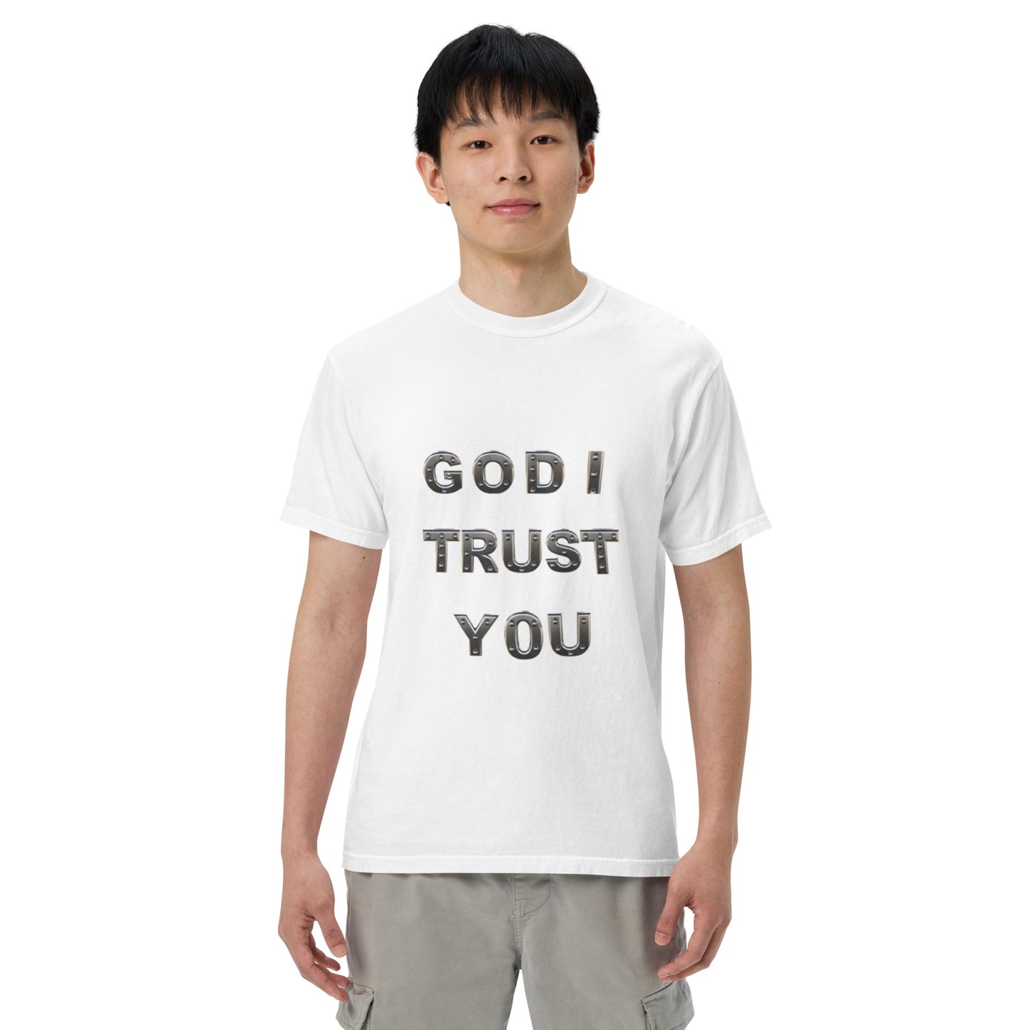 Unisex garment-dyed heavyweight t-shirt