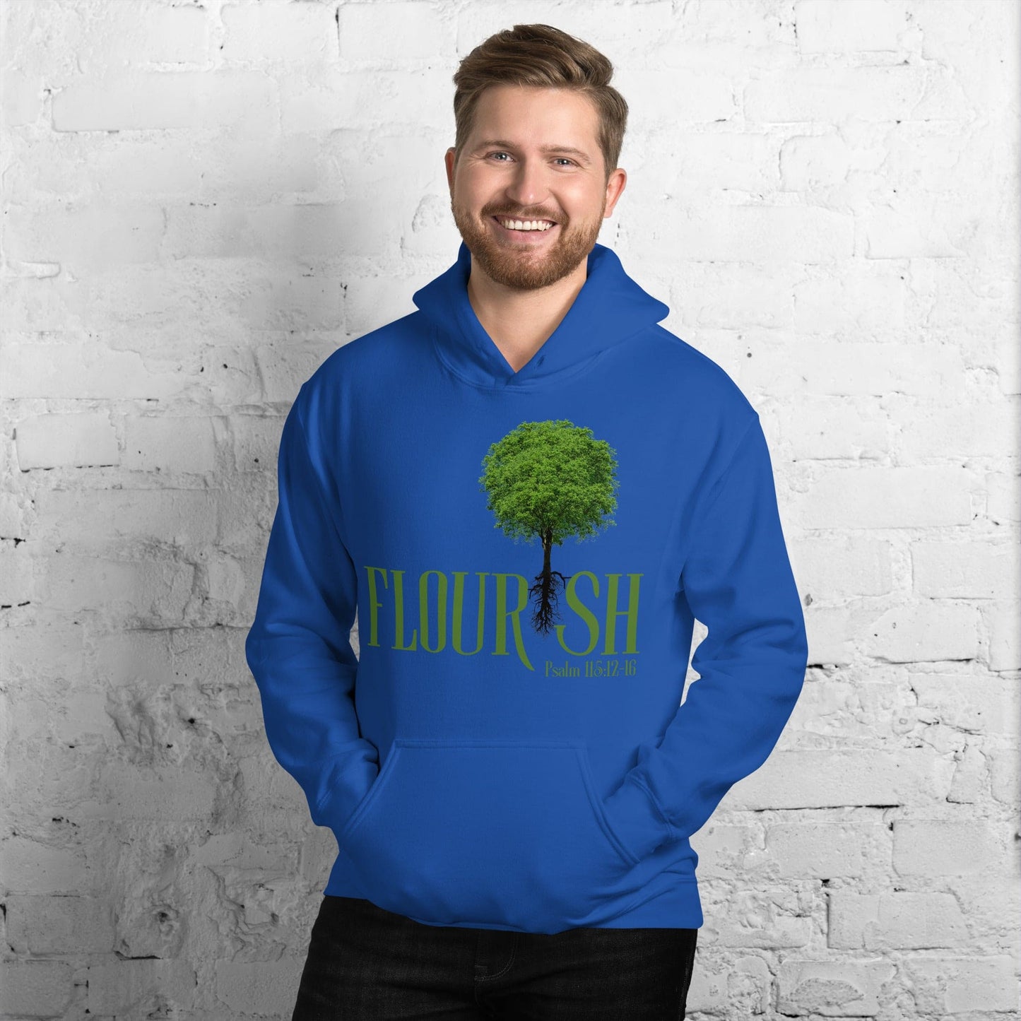 Flourish (Green) Unisex Hoodie