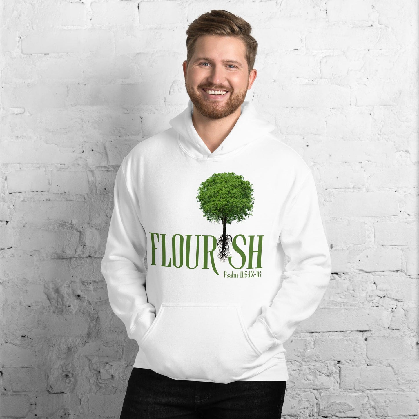 Flourish (Green) Unisex Hoodie