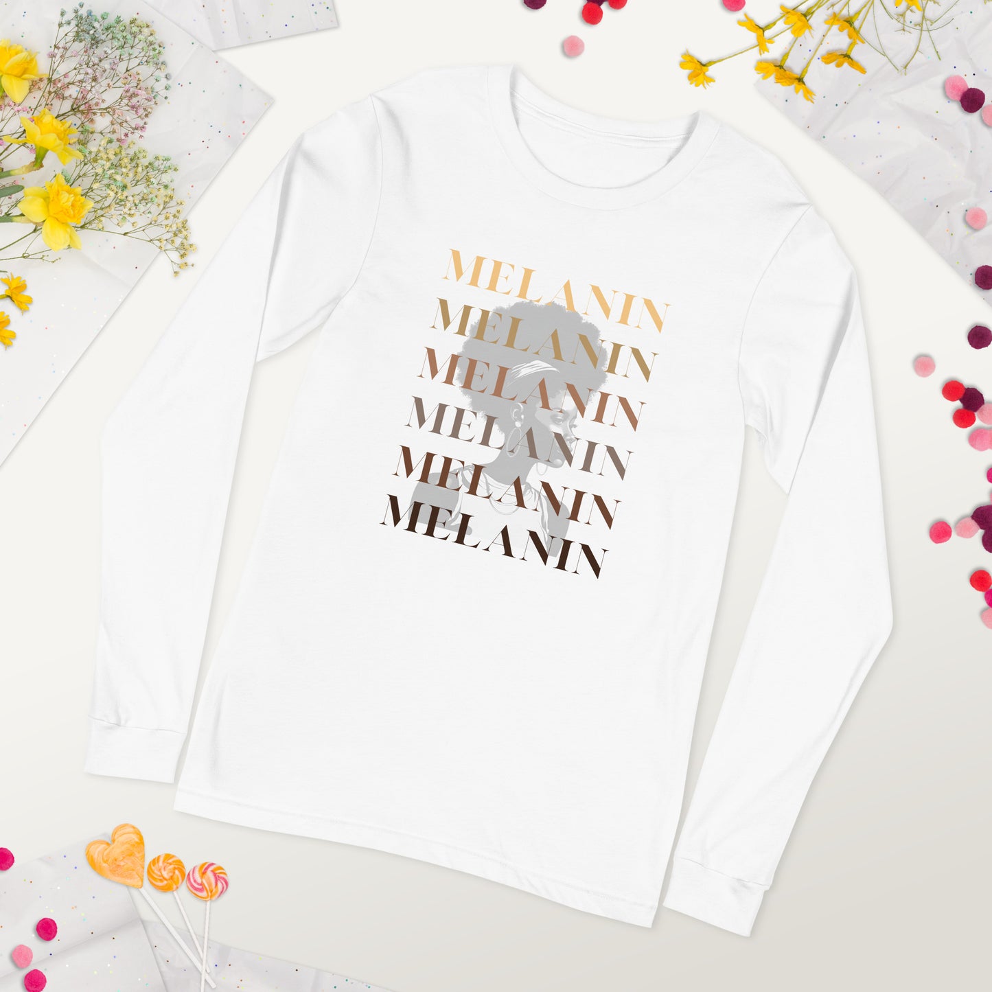 Melanin Unisex Long Sleeve Tee