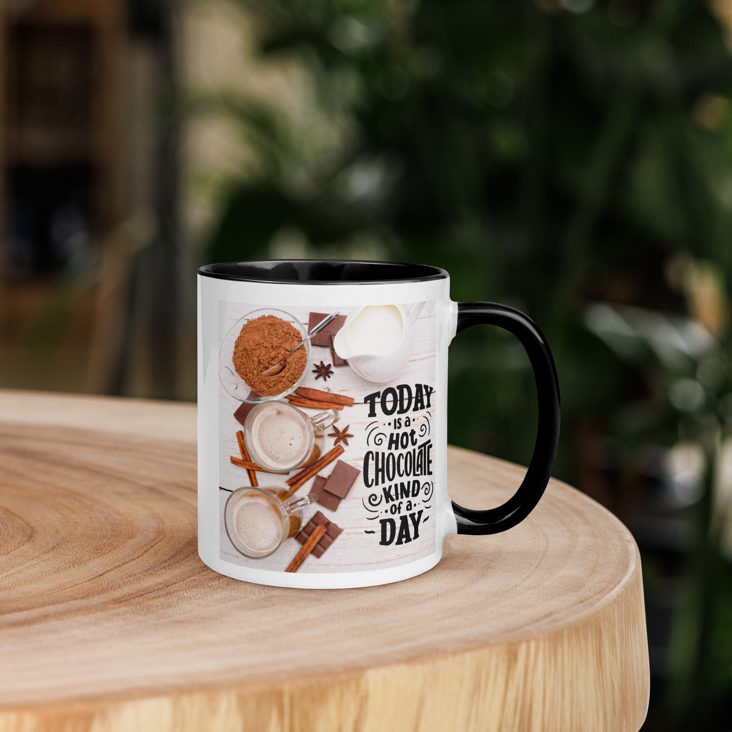 Hot Chocolate Mug with Color Inside