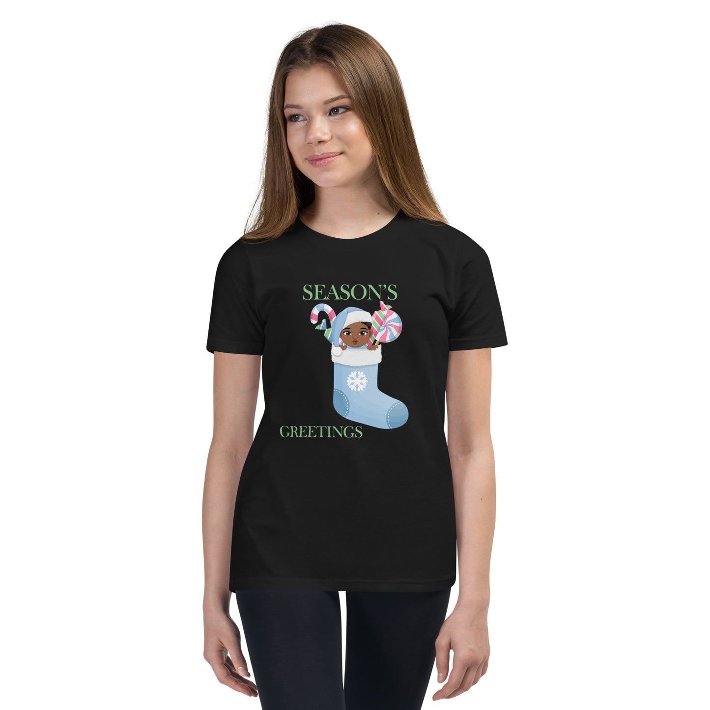 Season's Greetings Youth Short Sleeve T-Shirt