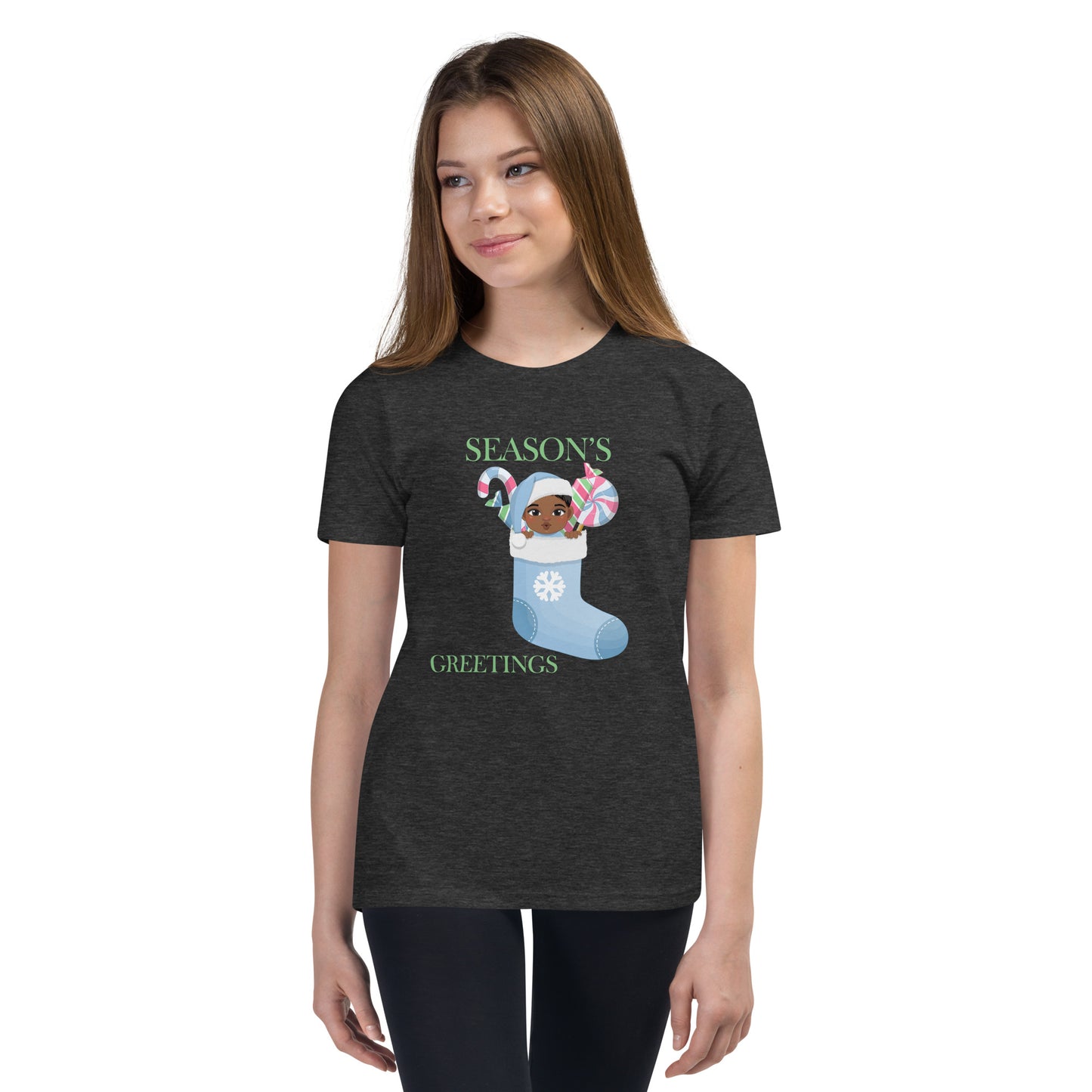Season's Greetings Youth Short Sleeve T-Shirt