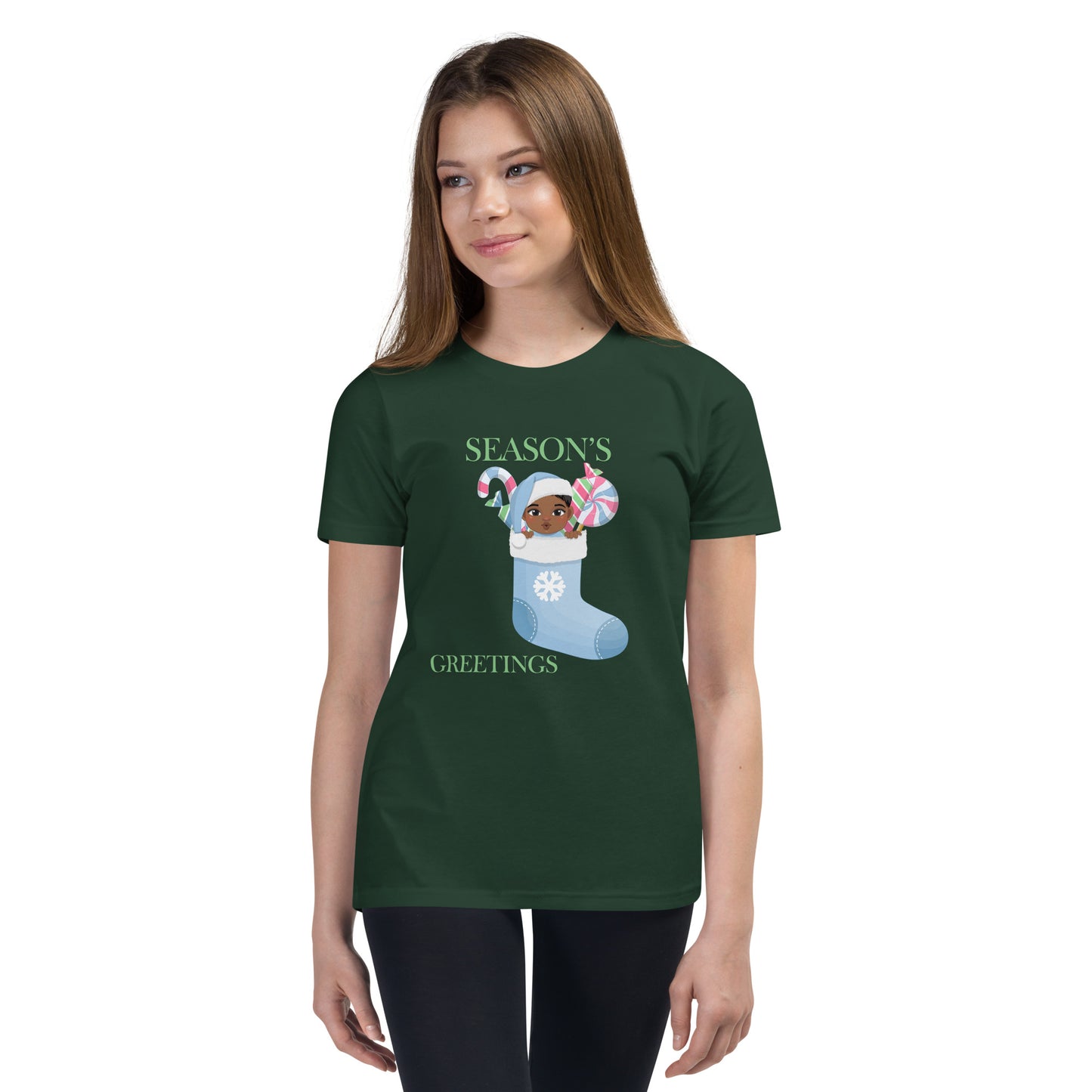 Season's Greetings Youth Short Sleeve T-Shirt