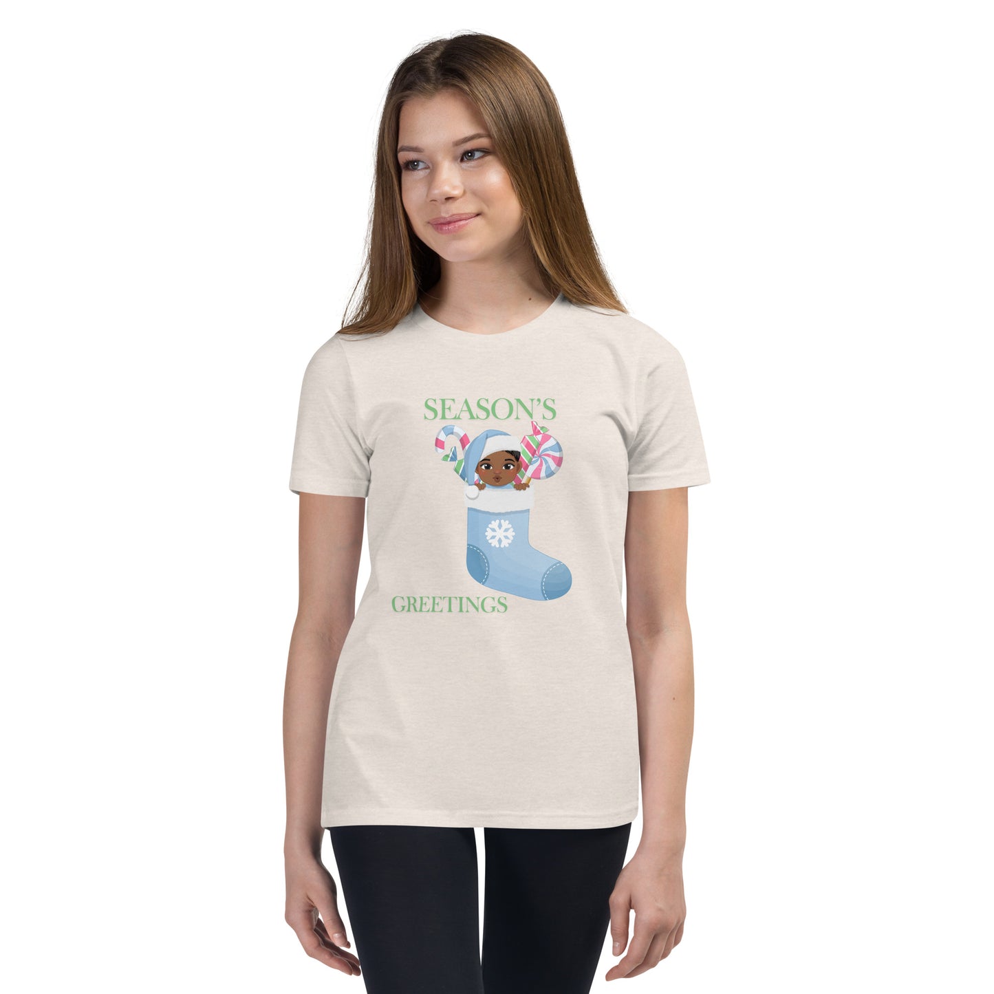 Season's Greetings Youth Short Sleeve T-Shirt
