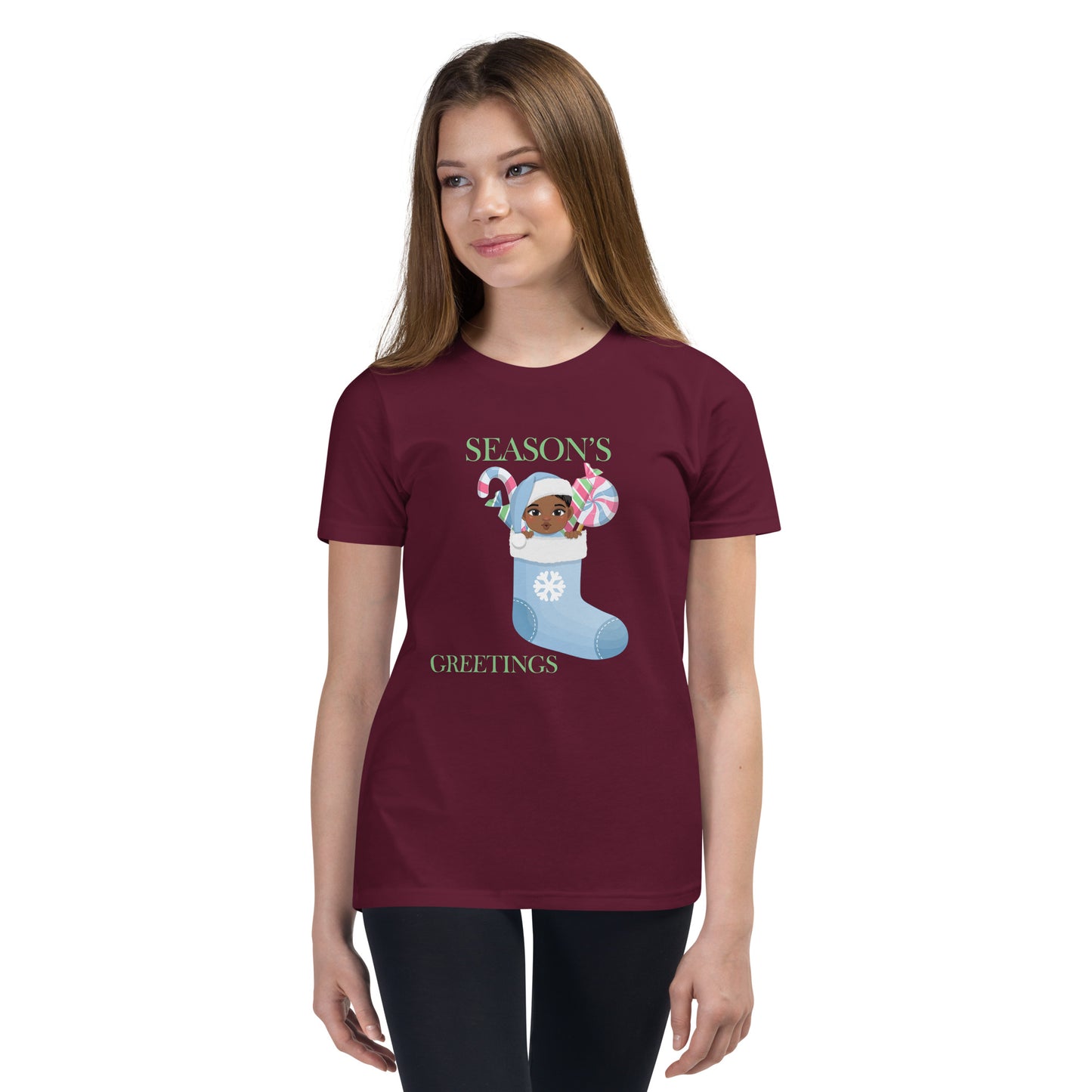 Season's Greetings Youth Short Sleeve T-Shirt