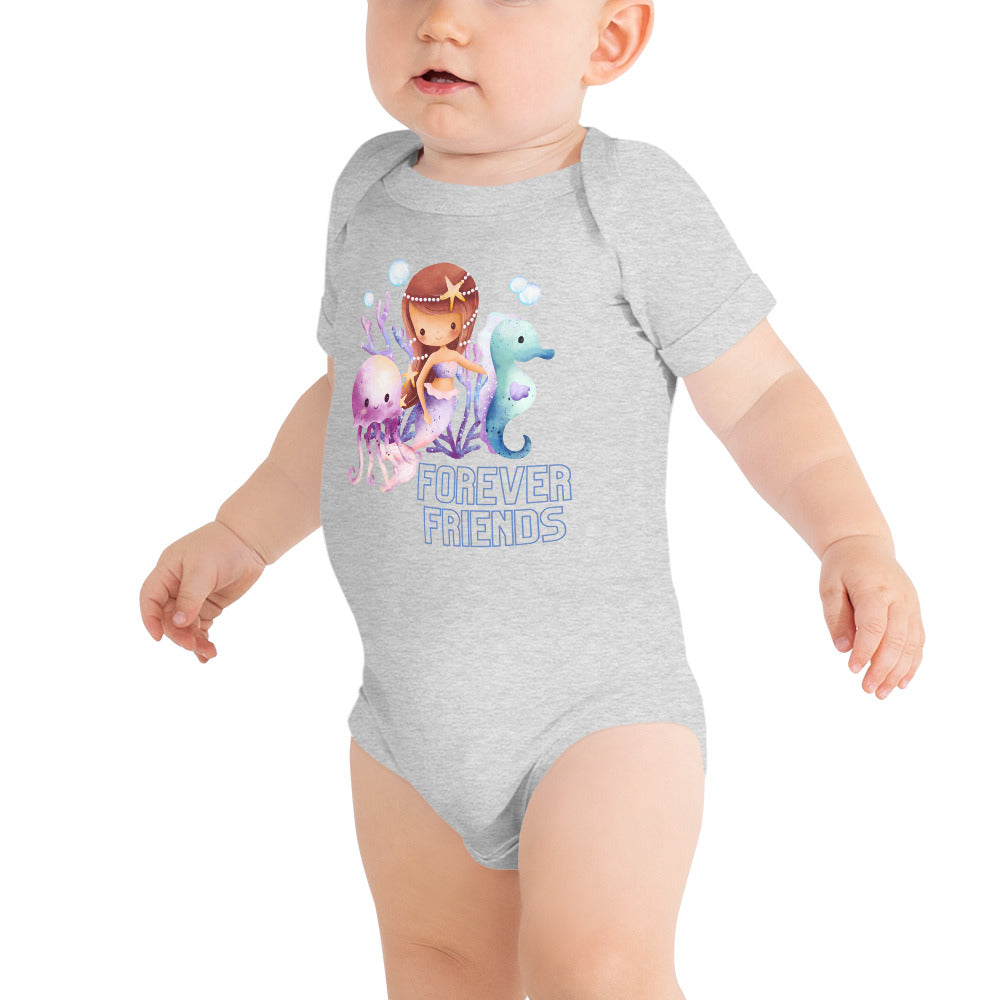 Mermaid Baby short sleeve one piece