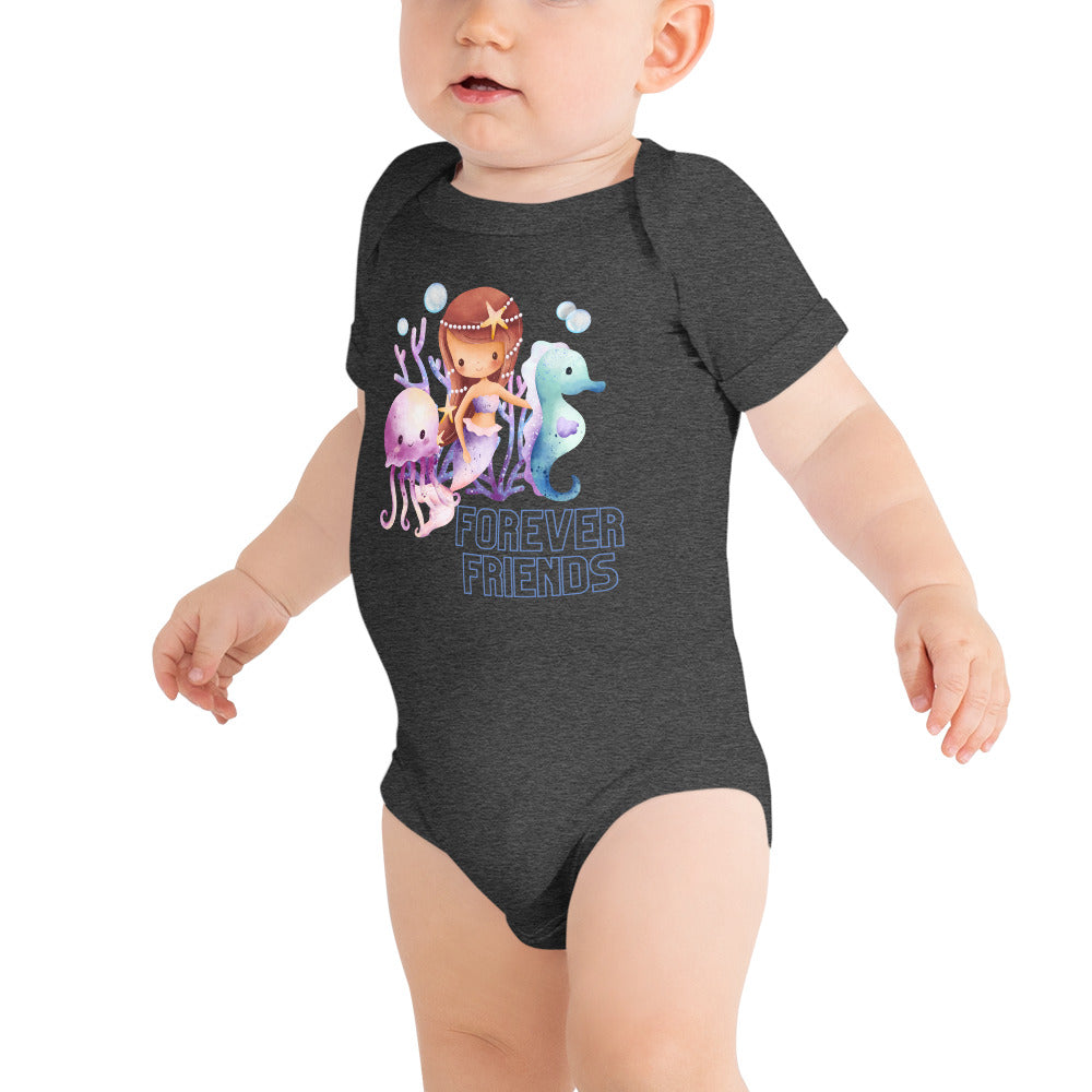 Mermaid Baby short sleeve one piece