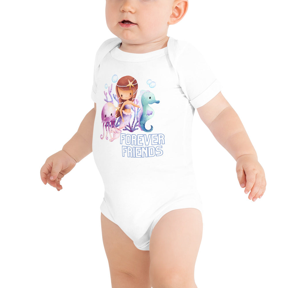 Mermaid Baby short sleeve one piece