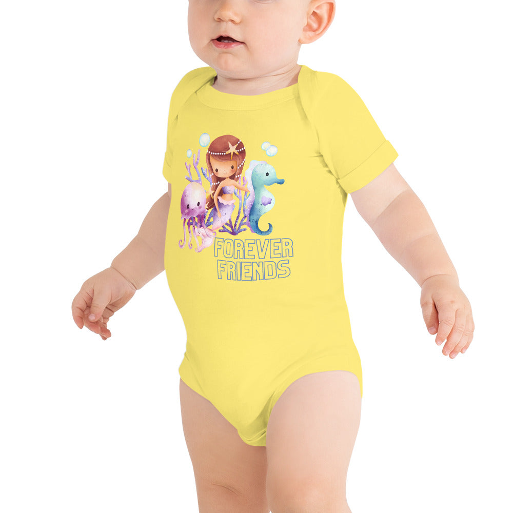 Mermaid Baby short sleeve one piece