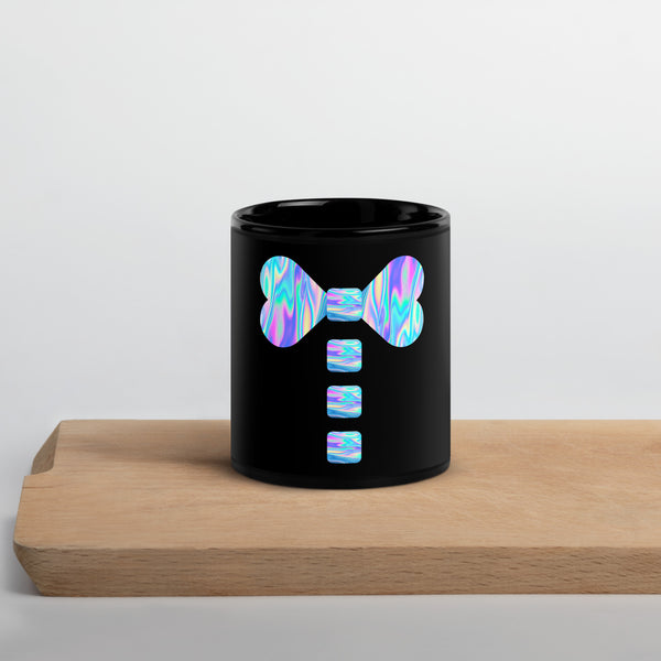 Iridescent Black Glossy Mug