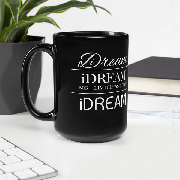 iDREAM Black Glossy Mug