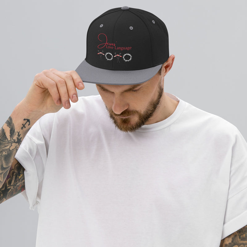 Jesus' Love Language Snapback Hat