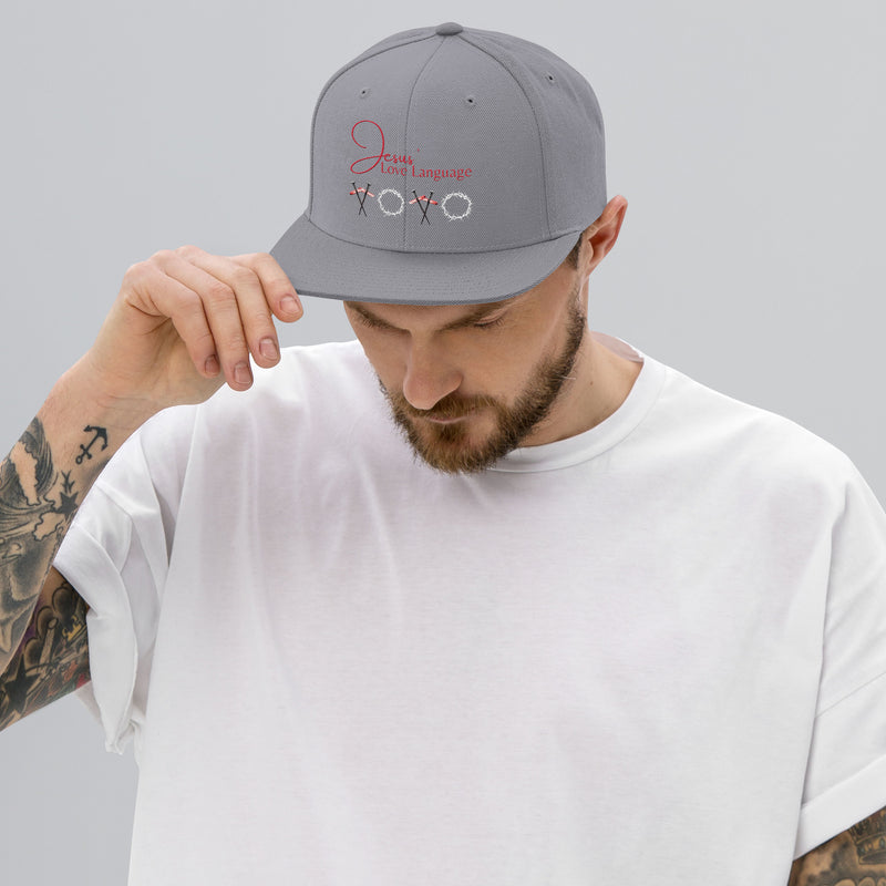 Jesus' Love Language Snapback Hat