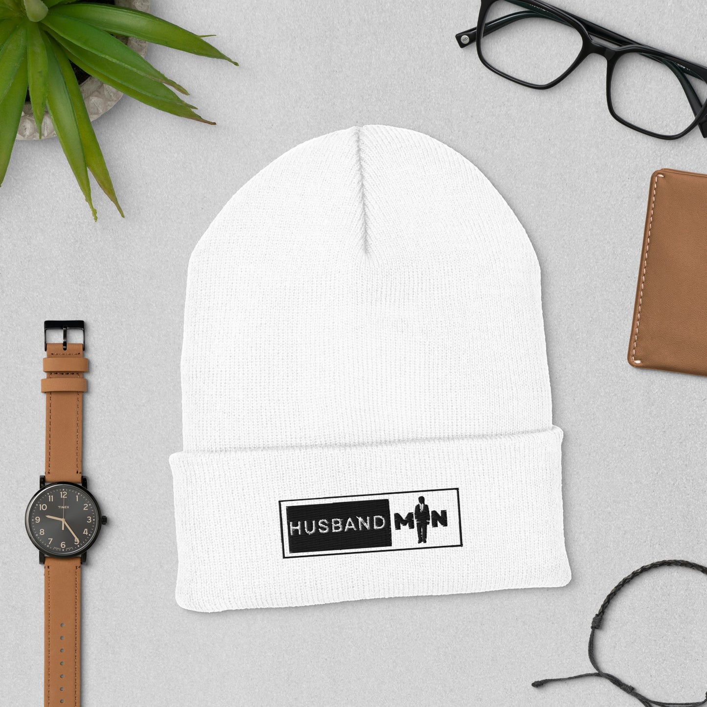 Husband Man Cuffed Beanie