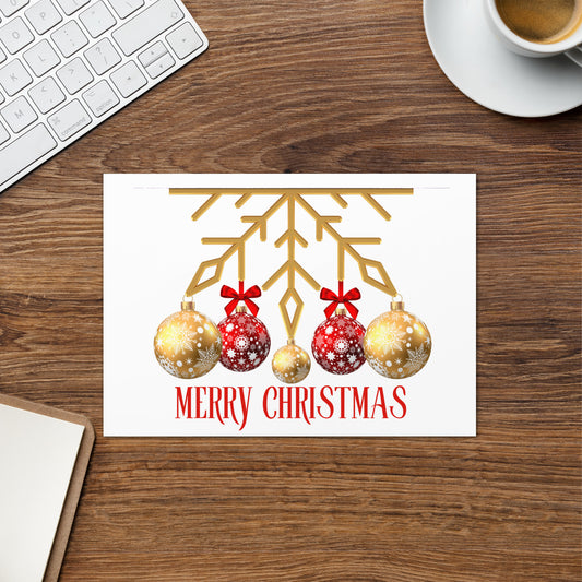 Merry Christmas Greeting card