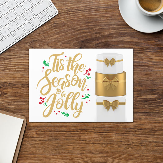 Tis the Season Greeting card