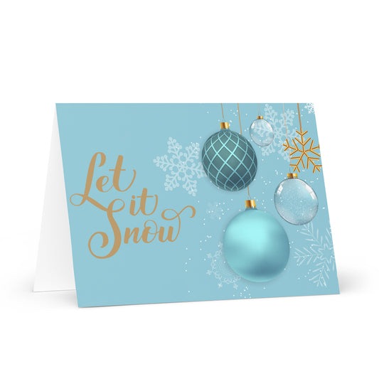 Let it Snow Greeting card