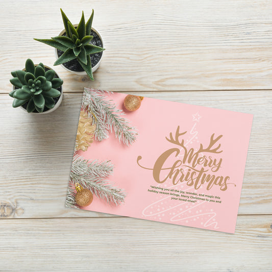 Merry Christmas Greeting card