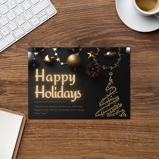 Happy Holidays Greeting card