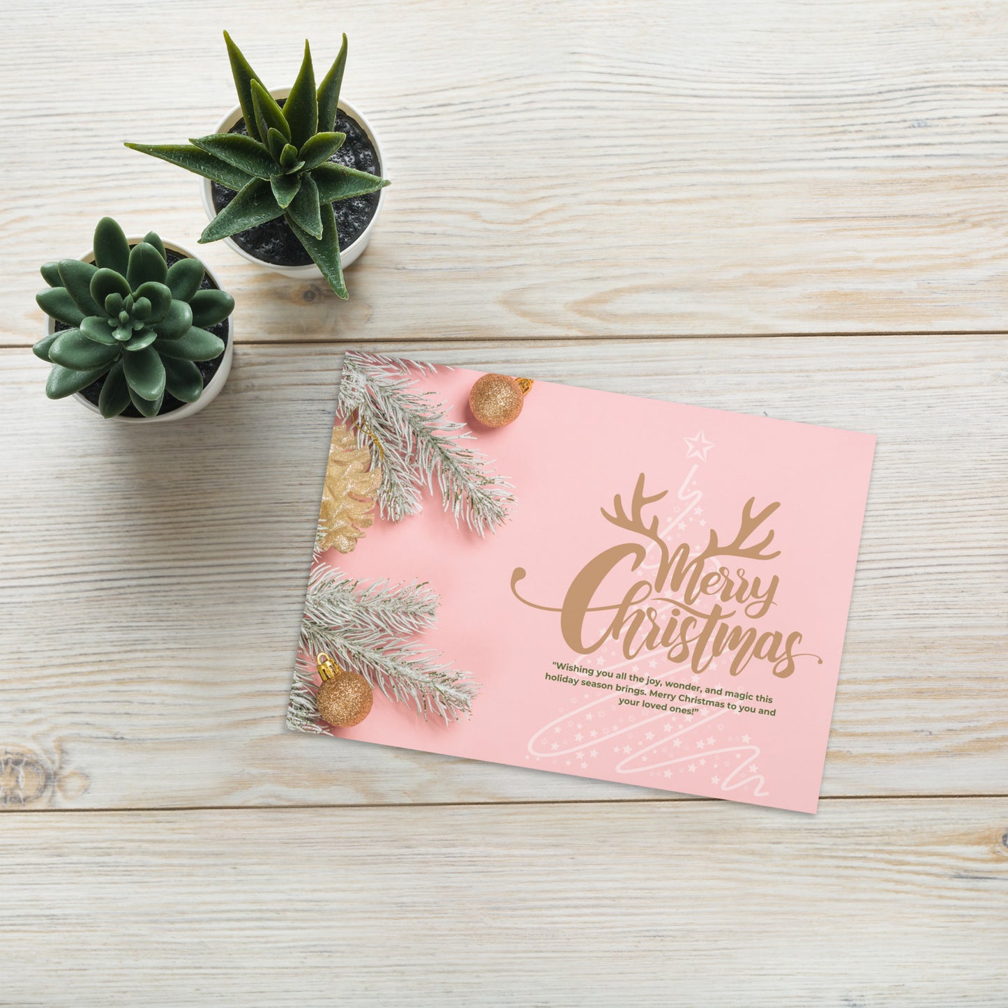 Merry Christmas Greeting card