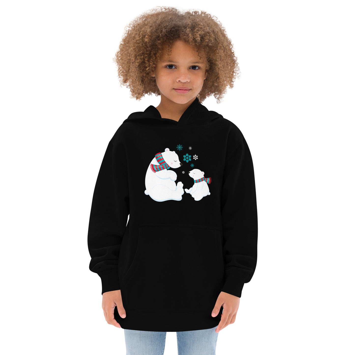 Kids Polar Bear fleece hoodie