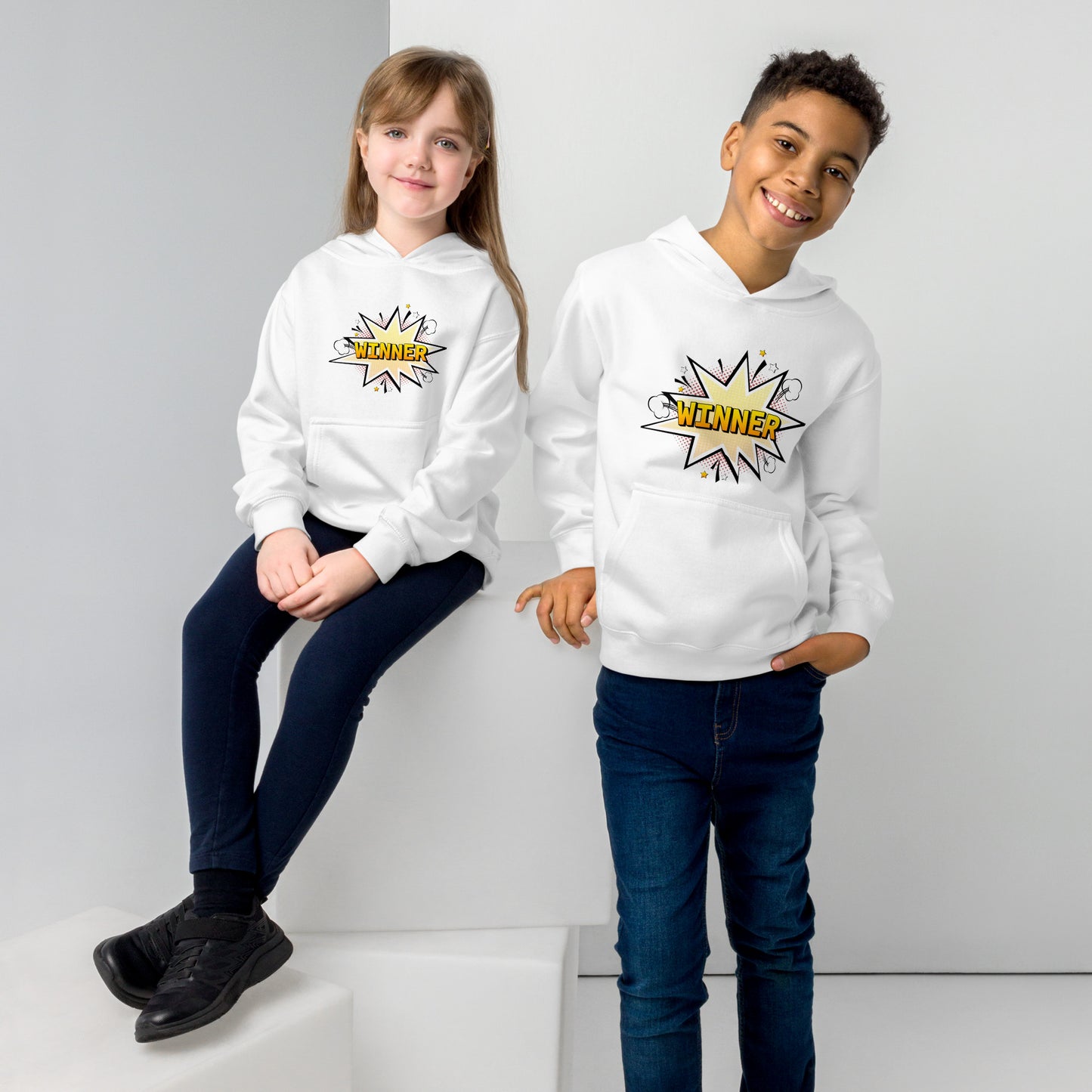 Kids Winner fleece hoodie