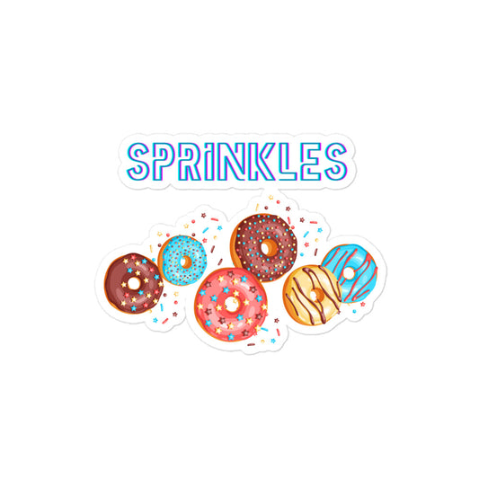 Sprinkles Bubble-free stickers