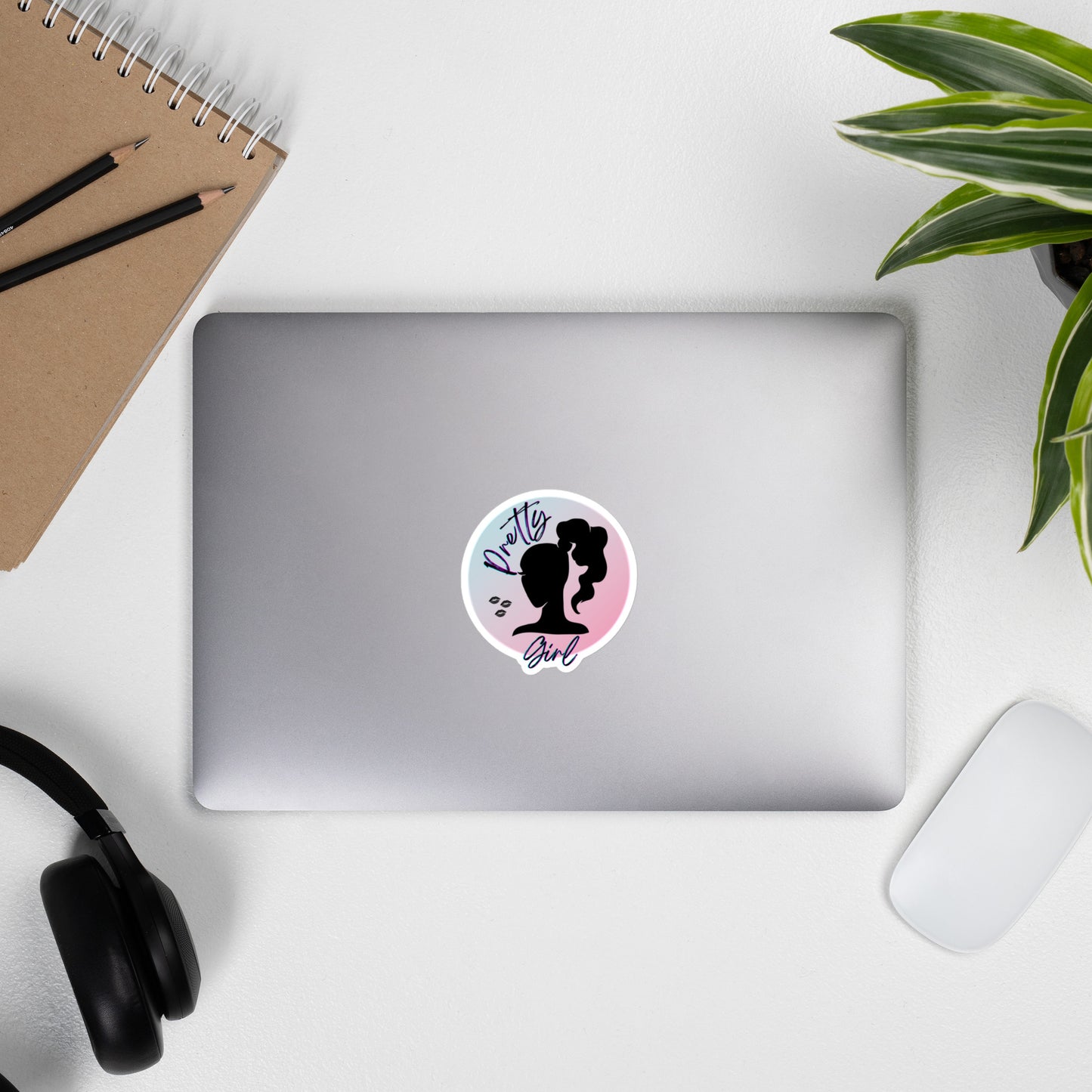 Pretty Girl Bubble-free stickers
