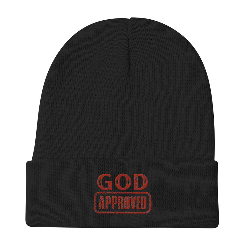 God Approved Embroidered Beanie