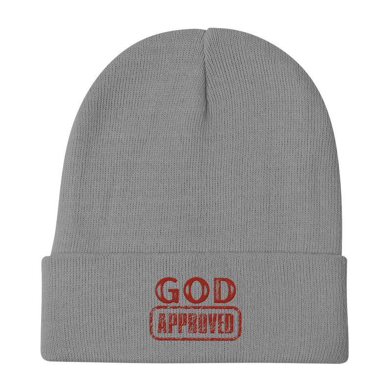 God Approved Embroidered Beanie