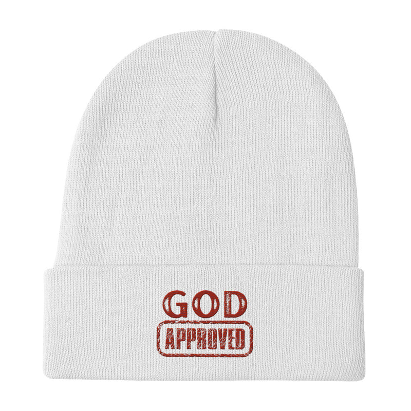 God Approved Embroidered Beanie