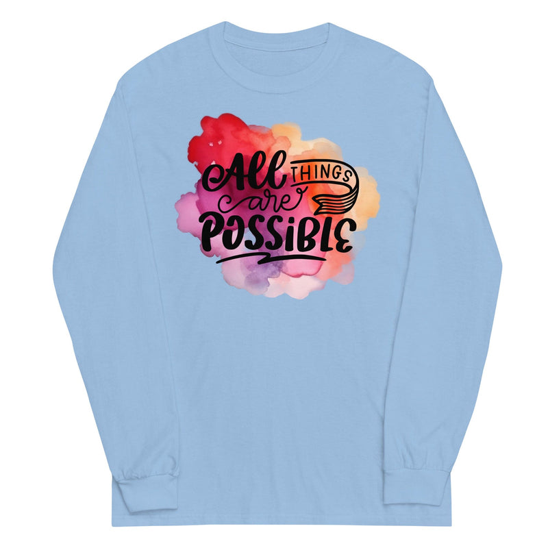 All Things Possible Men’s Long Sleeve Shirt