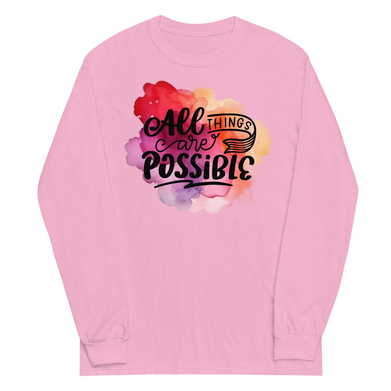 All Things Possible Men’s Long Sleeve Shirt