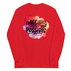 All Things Possible Men’s Long Sleeve Shirt