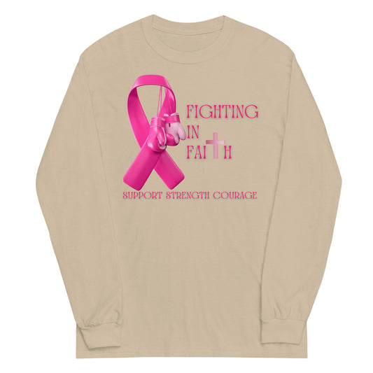 Fighting in Faith Men’s Long Sleeve Shirt