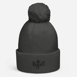 RoyalT Pom pom beanie